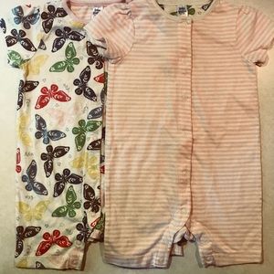 Bundle of Two Mini Boden Rompers